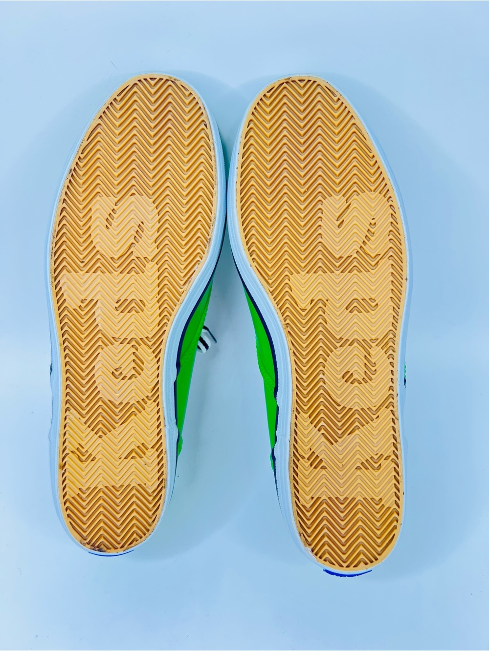 Keds Women’s Rubberized Green/Navy Puddle Jumper Low Top Lace Up Sneaker Size 9 - Picture 9 of 14